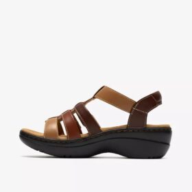 Womens Merliah2 Ruby Tan Combination Wedges