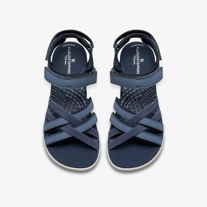 Womens Mira Shore Navy Strappy Sandals Womens Mira Shore Navy Strappy Sandals