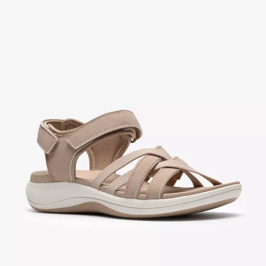 Womens Mira Shore Sand Strappy Sandals Womens Mira Shore Sand Strappy Sandals