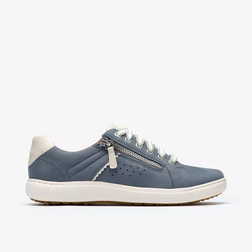 Womens Nalle Zen Blue Nubuck Sneaker Womens Nalle Zen Blue Nubuck Sneaker