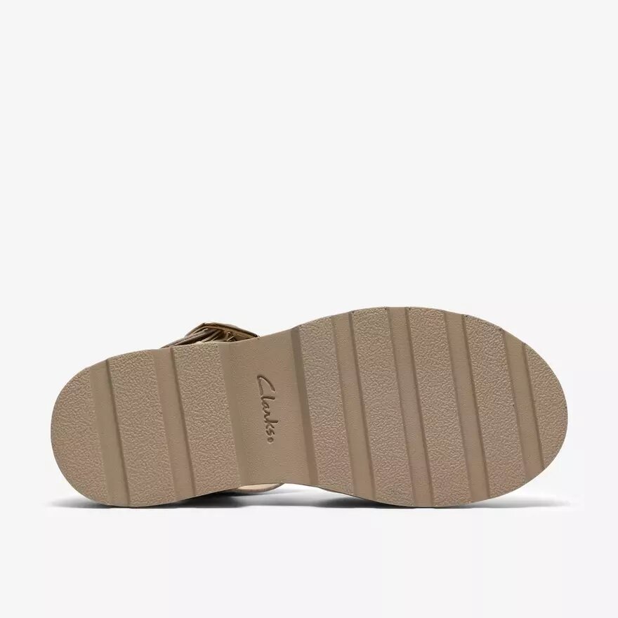 Womens Orinoco3 Cross Cream Leather Flat Sandals Womens Orinoco3 Cross Cream Leather Flat Sandals