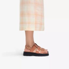 Womens Orinoco3 Strap Tan Leather Flat Sandals