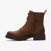 Womens Orinoco3 Style Walnut Leather Ankle Boots