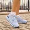 Womens Pace Walk Light Blue Sneakers