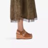 Womens Sabina Dream Tan Suede Wedges Womens Sabina Dream Tan Suede Wedges