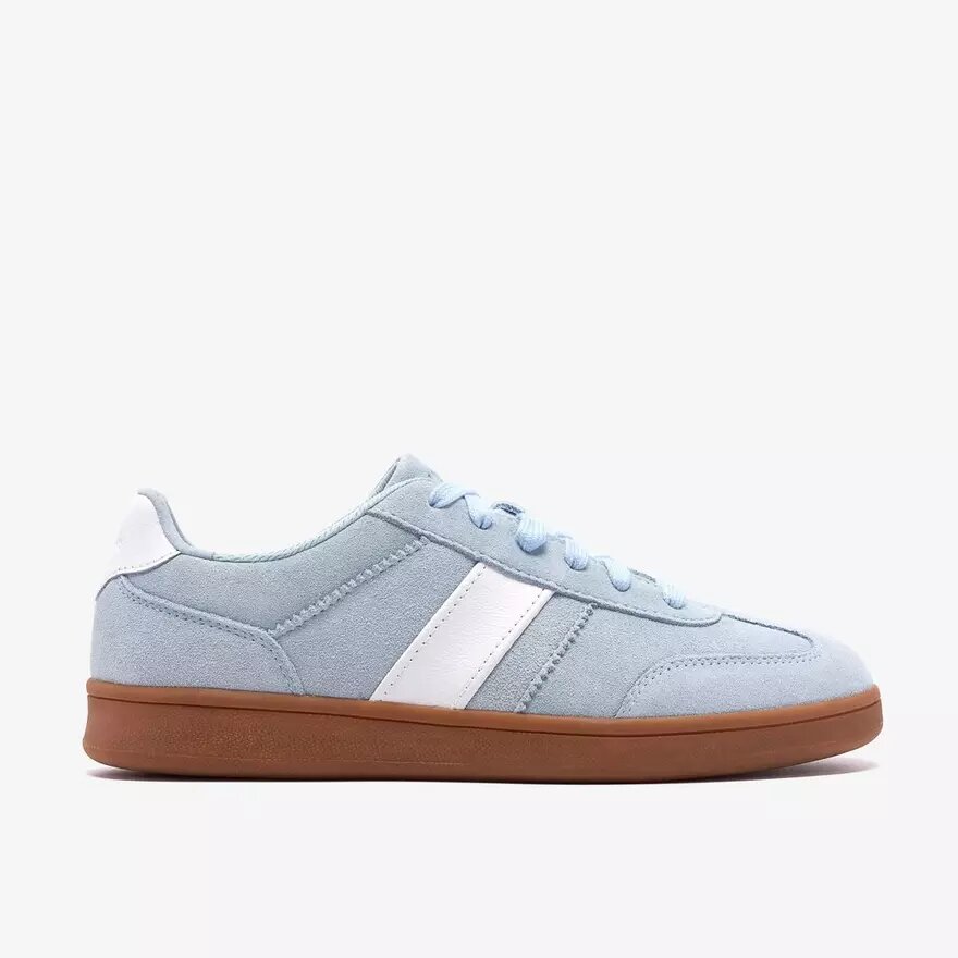 Womens Seco Speed 2 Light Blue Suede Sneakers Womens Seco Speed 2 Light Blue Suede Sneakers