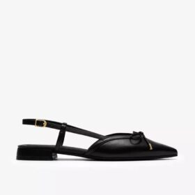 Womens Sensa15 Bow Black Leather None Us
