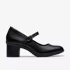 Womens Shaya Jane Black Leather Mary Janes Womens Shaya Jane Black Leather Mary Janes