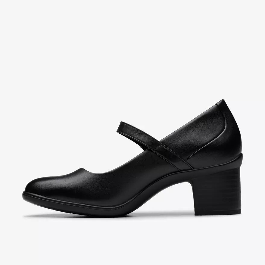 Womens Shaya Jane Black Leather Mary Janes Womens Shaya Jane Black Leather Mary Janes