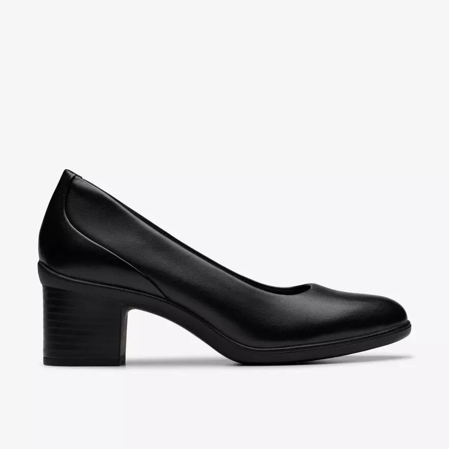 Womens Shaya Poppy Black Leather Pumps Womens Shaya Poppy Black Leather Pumps