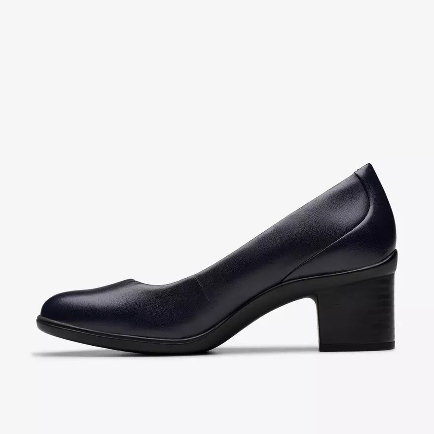 Womens Shaya Poppy Navy Leather Pumps Womens Shaya Poppy Navy Leather Pumps