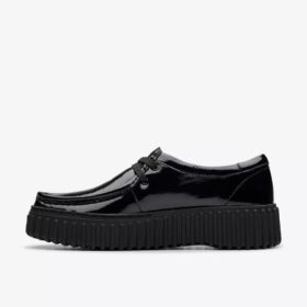 Womens Torhill Bee Black Patent Wallabee Womens Torhill Bee Black Patent Wallabee