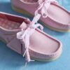Womens Wallabee Baby Pink Leather Wallabees Womens Wallabee Baby Pink Leather Wallabees