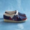 Womens Wallabee Navy Stripe Wallabees Womens Wallabee Navy Stripe Wallabees