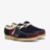 Womens Wallabee Navy Stripe Wallabees Womens Wallabee Navy Stripe Wallabees