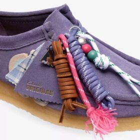 Womens Wallabee Purple Interest Wallabees