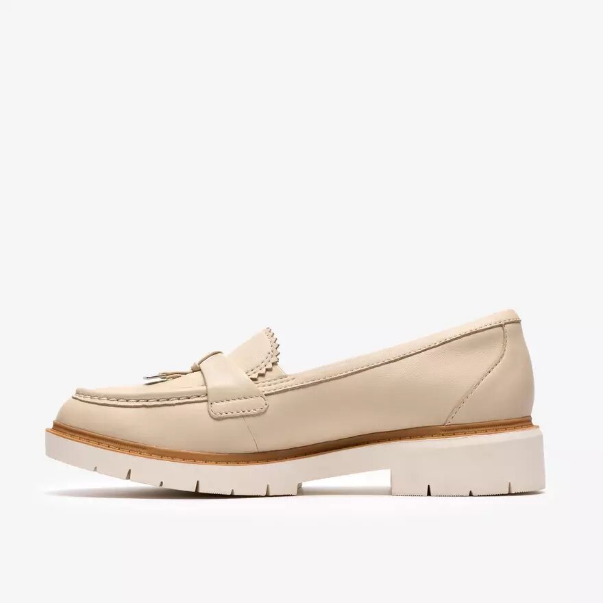 Womens Westlynn Bella Cream Leather Loafers Womens Westlynn Bella Cream Leather Loafers