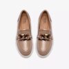 Womens Zylah May Taupe Leather Loafers Us Womens Zylah May Taupe Leather Loafers Us